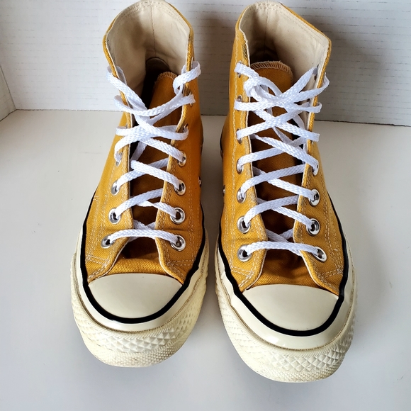 Converse Chuck Taylor Hi Top Sneakers In Sunflower size M4.5 or W6.5 - Picture 3 of 7